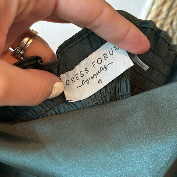 Dress Forum Satin Draped top - Picture 2 of 3